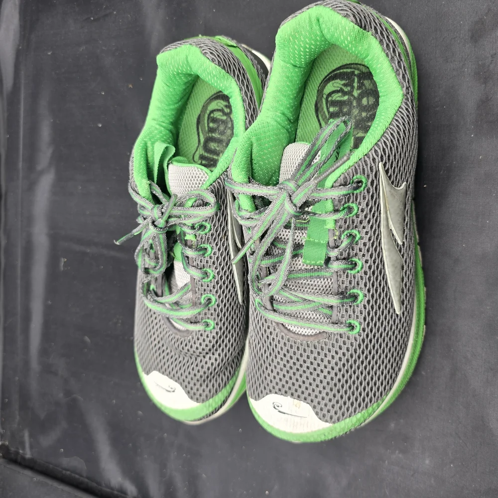 Altra Gray and Green Athletic‎ Shoes for Running